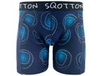 Boxershort - SQOTTON® - Scribble - Blauw, Kleding | Heren, Ondergoed, Verzenden