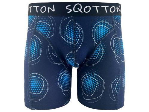 Boxershort - SQOTTON® - Scribble - Blauw, Kleding | Heren, Ondergoed, Verzenden