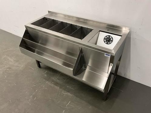 Bar cocktail station | cocktailbar meubel van RVS, Zakelijke goederen, Horeca | Keukenapparatuur, Gebruikt, RVS Meubilair, Verzenden
