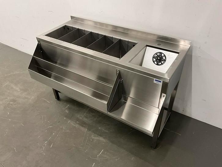 Bar cocktail station | cocktailbar meubel van RVS, Zakelijke goederen, Horeca | Keukenapparatuur, Gebruikt, RVS Meubilair, Verzenden