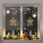 vidaXL Kerstverlichting engel silhouet 2 st 50 LEDs warm wit, Verzenden, Nieuw