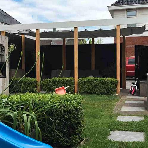 Harmonicadoek waterdicht wavesail als afdak schaduwzeil, Tuin en Terras, Schaduwdoeken, Nieuw, Ophalen of Verzenden