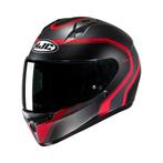 HJC C10 Elie - Zwart/Rood, Motoren, Kleding | Motorhelmen, Nieuw met kaartje, HJC, XL, Integraalhelm