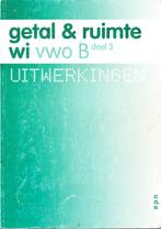 Getal en Ruimte B VWO deel 3 Uitwerkingen, Boeken, Verzenden, Nieuw