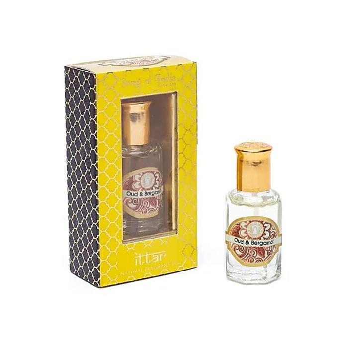 Geurolie Parfum Oudh/Bergamot- 10 ml - Song of India, Huis en Inrichting, Woonaccessoires | Overige, Ophalen of Verzenden