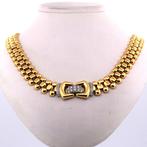Halsketting - 18 karaat Geel goud - 1.25ct. tw. Diamant, Sieraden, Tassen en Uiterlijk, Kettingen, Nieuw