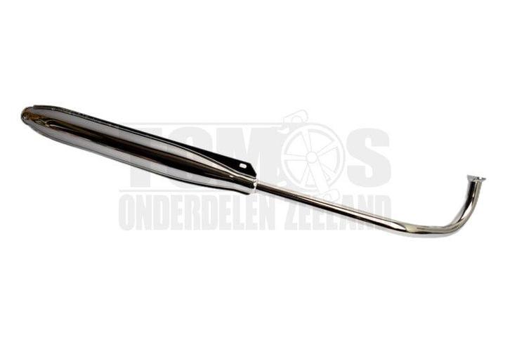 Tomos Uitlaat 22mm Tecno Speedy standaard chroom A3 / A35..., Fietsen en Brommers, Brommeronderdelen | Algemeen, Nieuw, Ophalen of Verzenden