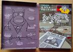 Le Chat - Le Chat passe à table + dédicace - 2x C + coffret, Nieuw