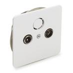Coax wandcontactdoos - PEHA (Radio/tv), Computers en Software, Verzenden, Nieuw