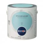 Histor Perfect Finish Muurverf Mat - Bries 6901 - 2,5 Liter, Doe-het-zelf en Verbouw, Verf, Beits en Lak, Overige kleuren, Nieuw