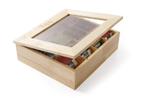 Theedoos - 12 vaks - 30 x 28 x 9 cm - Hendi - 456514, Verzenden