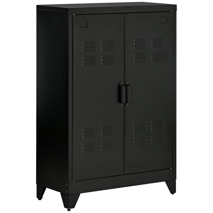 TRUUSK Archiefkast Sideboard - Lamellen Deuren - Opslagkast, Huis en Inrichting, Kasten | Ladekasten, Nieuw, Verzenden