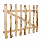 Poort enkel 100x60 cm hazelaarhout (Hekwerken)