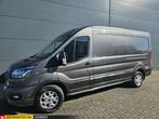 Ford Transit 350 2.0 TDCI L3H2 Limited Navi 185 Pk 3500 KG, Auto's, Ford, Gebruikt, Euro 6, Lichtmetalen velgen, Transit