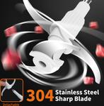 Hakmolen elektrisch - 1,8L - Met RVS Kom - 500W - Aigostar, Verzenden, Zo goed als nieuw