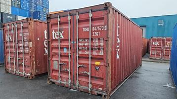 20ft Zeecontainer | Gebruikt | Opslag | Transport NED - BEL beschikbaar voor biedingen