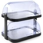 Buffetvitrine | Kunststof/RVS | 2 Etages | Gekoeld | Incl., Verzenden, Nieuw in verpakking