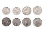 Tsjecho-Slowakije. Coin collection of 8 silver coins: (50,