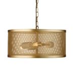 *WOONWINKEL* Hanglamp Van Goud Metaal Gaas, Huis en Inrichting, Lampen | Hanglampen, Verzenden, Nieuw