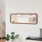 Wandspiegel Ristijarvi rechthoekig 120x40 cm bruin [en.casa], Huis en Inrichting, Woonaccessoires | Spiegels, Verzenden, Nieuw