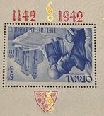 België 1942 - Orval blok met CURIOSITEIT : Omgekeerde, Postzegels en Munten, Postzegels | Europa | België, Gestempeld