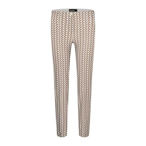 Cambio • pantalon Ros bruin wit • 36, Kleding | Dames, Broeken en Pantalons, Bruin, Nieuw, Maat 36 (S), Verzenden