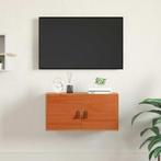 vidaXL Wandkast met plank Wasbruin 60 x 30 x 30 cm Massief, Verzenden, Nieuw