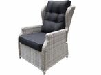 Showroommodel Toscane XL lounge tuinstoel verstelbaar wit, Ophalen of Verzenden, Nieuw