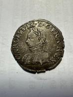 Frankrijk. Karel IX (1560-1574). 1/2 Teston 1575-G, Poitiers