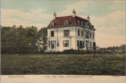 ENSCHEDE - Villa van Heek, (Oldenzaalsche weg), Verzamelen, Ansichtkaarten | Nederland, Verzenden