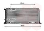 RADIATOR VOOR AUDI 80 B3; 89/8A 1986-1991 893121251H, Auto-onderdelen, Ophalen of Verzenden, Nieuw