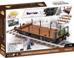 COBI 6284 German Railway Platformwagen Typ SSY, Verzenden, Nieuw