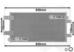 LUCHTCONDENSATOR VOOR NISSAN INTERSTAR X70 2002-2004 4415071, Ophalen of Verzenden, Nieuw