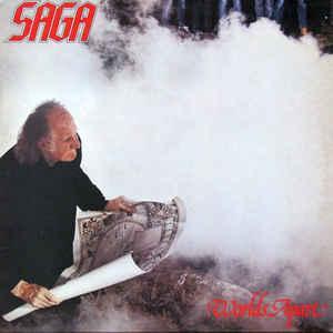 LP gebruikt - Saga - Worlds Apart, Cd's en Dvd's, Vinyl | Rock, Zo goed als nieuw, Verzenden