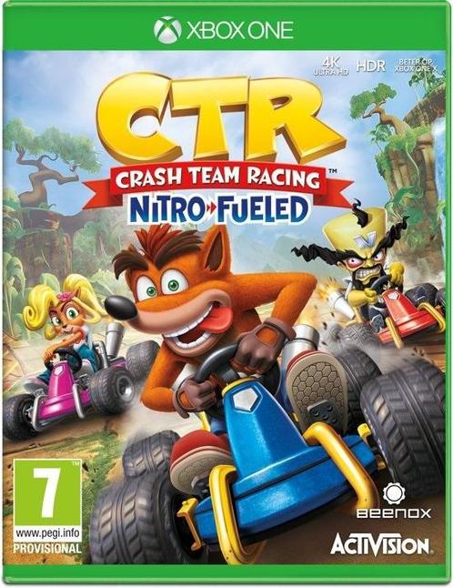 Crash Team Racing Nitro-Fueled Xbox One Morgen in huis!, Spelcomputers en Games, Games | Xbox One, 1 speler, Zo goed als nieuw