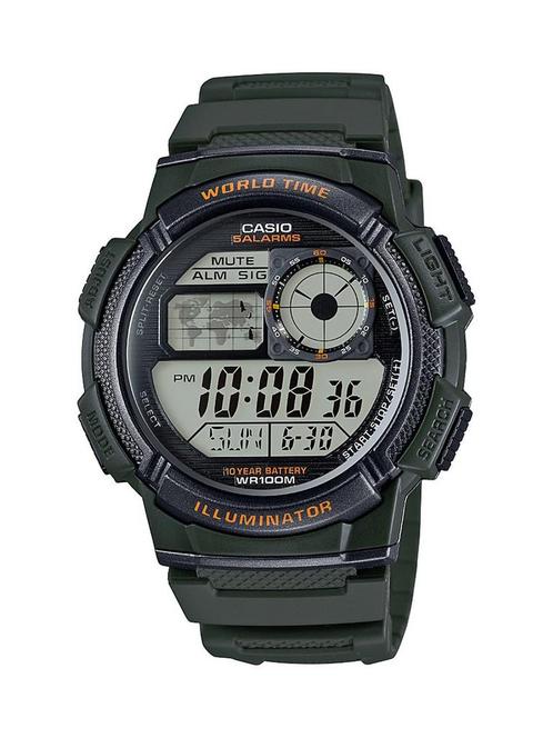 Casio Collection AE-1000W-3AVEF Herenhorloge 48 mm - Zwart, Sieraden, Tassen en Uiterlijk, Horloges | Heren, Verzenden