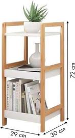 Boekenkast - nachtkastje - gangkast - wit, Huis en Inrichting, Ophalen of Verzenden, Nieuw