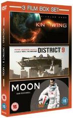 Knowing/District 9/Moon DVD (2010) Nicolas Cage, Proyas, Cd's en Dvd's, Dvd's | Science Fiction en Fantasy, Zo goed als nieuw