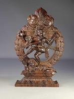 sculptuur, Sculpture de Nataraja - 28.7 cm - Hout, Antiek en Kunst