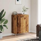 vidaXL Dressoir 69,5x34x90 cm bewerkt hout oud houtkleurig, Huis en Inrichting, Kasten | Dressoirs, Verzenden, Nieuw, Overige houtsoorten
