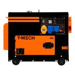 T-Mech Stille Diesel generator - Eenfasig 230V - Gesloten, Doe-het-zelf en Verbouw, Aggregaten, Nieuw, Verzenden