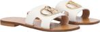 Liu Jo Platte Dames Sandalen Met Logo - Wit - Maat 38, Kleding | Dames, Schoenen, Nieuw, Wit, Verzenden