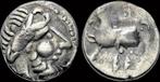 2nd-1st cent Bc Celtic Danube Region Ar drachm Kugelwange..., Postzegels en Munten, Munten | Europa | Niet-Euromunten, Verzenden