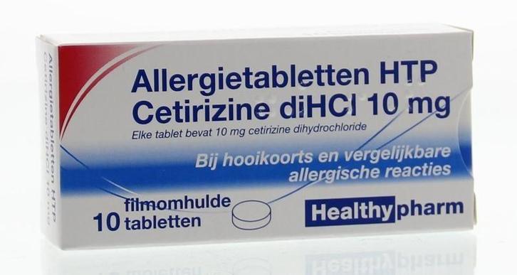 Cetirizine 10 mg - 10 tabletten, Diversen, Verpleegmiddelen, Nieuw, Verzenden