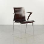 Capdell design kantinestoel, bruin, 4-poot onderstel, Ophalen of Verzenden, Nieuw