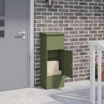 vidaXL Pakket inwerp box Olijfgroen 44.5 x 29 x 110.5 cm, Tuin en Terras, Brievenbussen, Verzenden, Nieuw