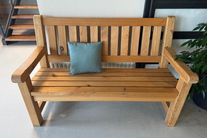 Rockwood® Tuinbank Massief Grenen 1.60m, Tuin en Terras, Tuinsets en Loungesets, Nieuw, Hout, Ophalen of Verzenden