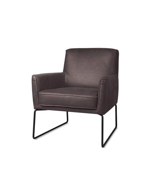 Fauteuil Bach - fauteuils - Bruin, Huis en Inrichting, Stoelen, Bruin, Nieuw, Leer