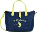 US POLO PATTERSON FLUO Tas Dames - Blauw / Geel, Sieraden, Tassen en Uiterlijk, Tassen | Schoudertassen, Nieuw, Verzenden