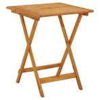 Kleine Tuintafel Acacia Inklapbaar - Tweedekansje - Nu!, Tuin en Terras, Ophalen of Verzenden, Nieuw, Vierkant, Hout